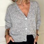 CARDIGAN GANTE GRIS