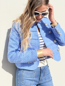 GIACCA MADELINE BLU