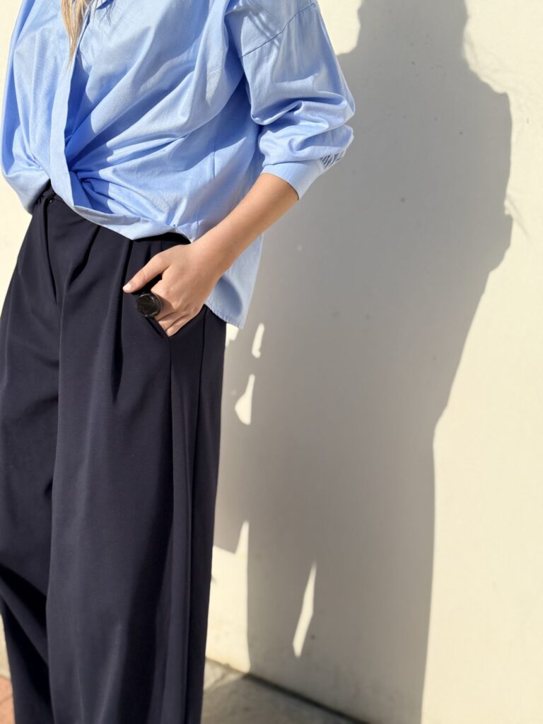 PANT MELLINI NAVY