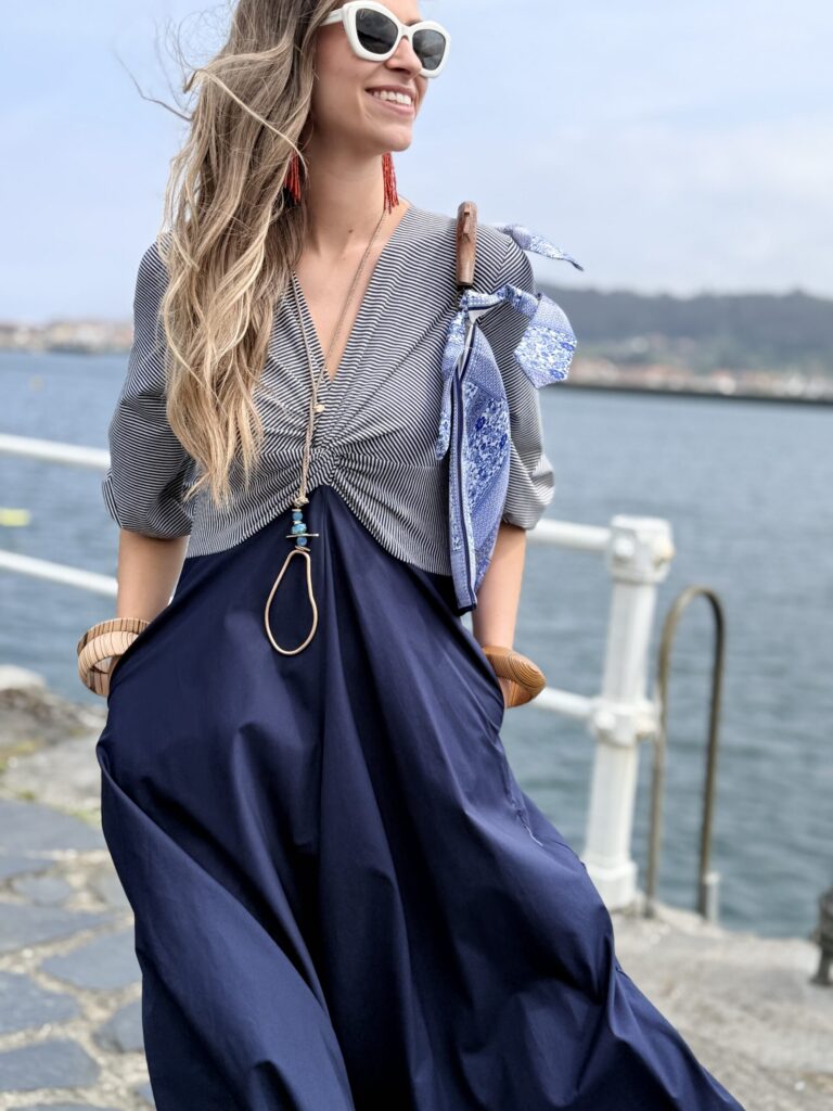 VESTIDO SAINT TROPEZ NAVY
