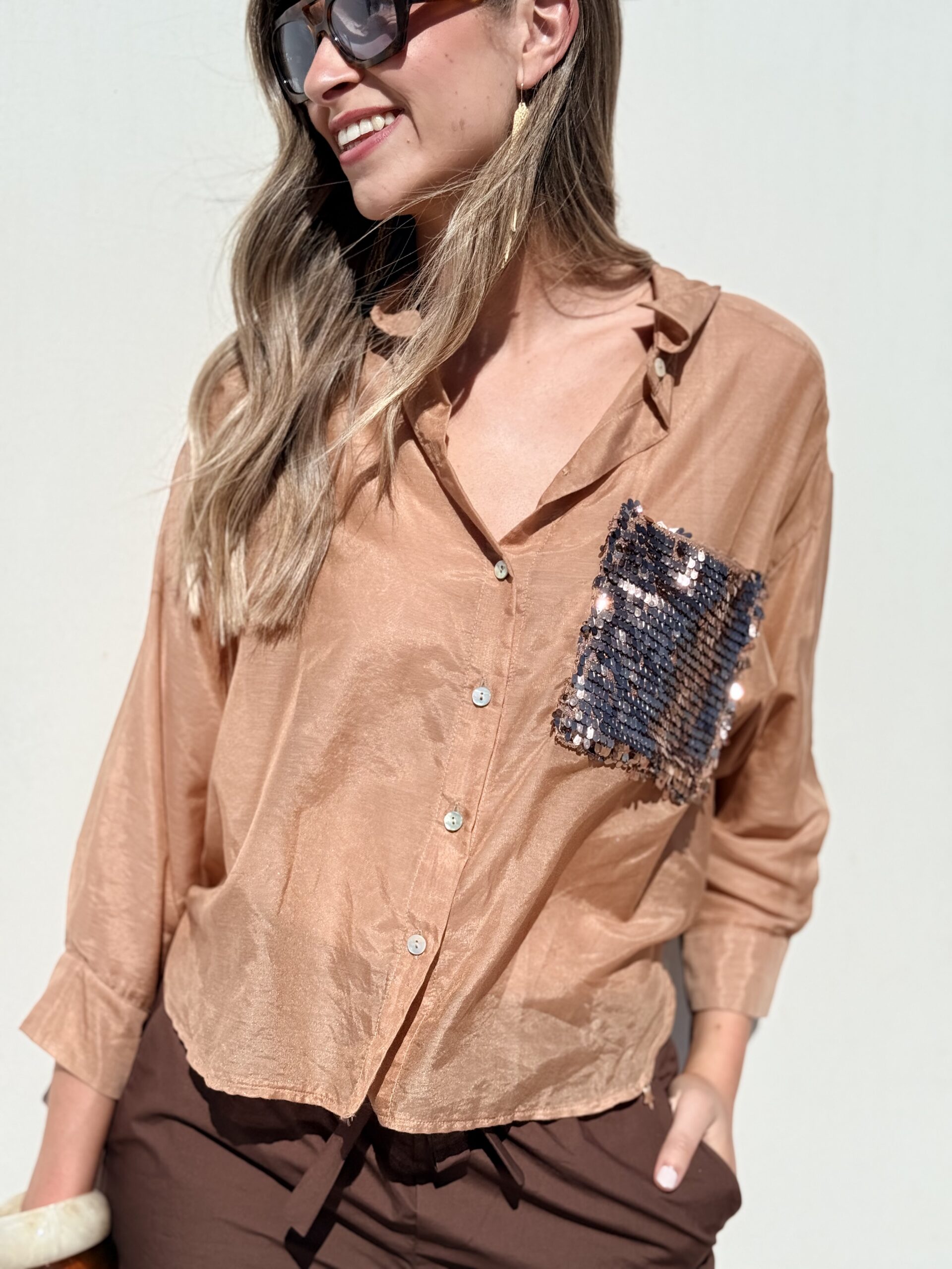 CAMISA MALLORCA CAMEL