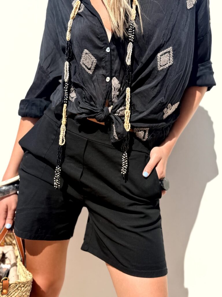SHORT BEGUR NEGRO