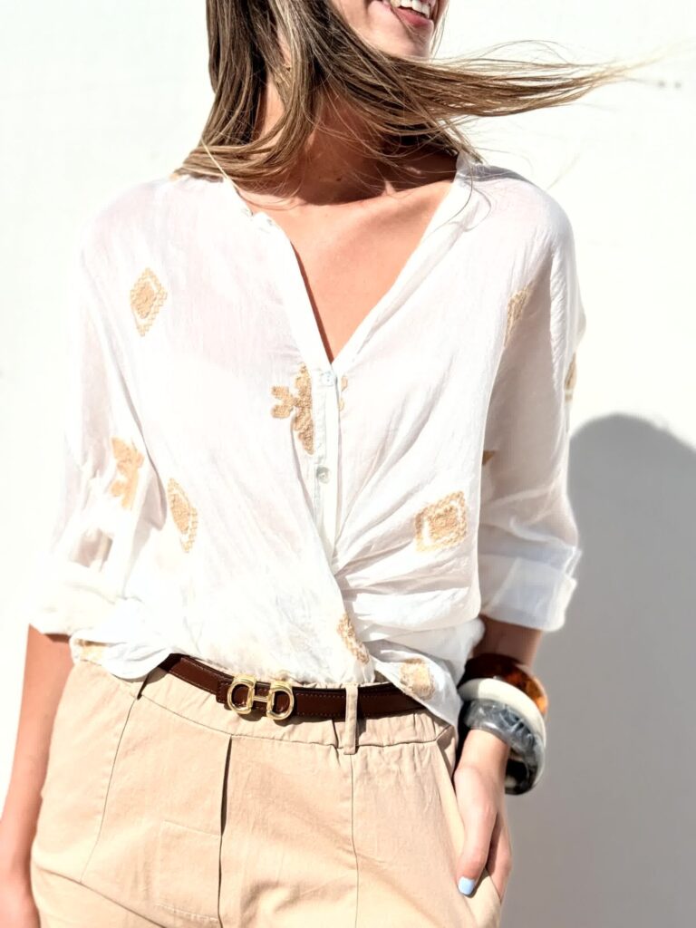 CAMISA SEVILLA BLANC