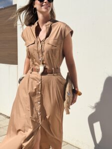 VESTIDO BIARRITZ CAMEL