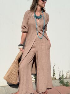PANT POCALETTE CAMEL