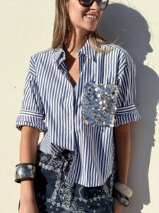 CAMISA PIERRE NAVY
