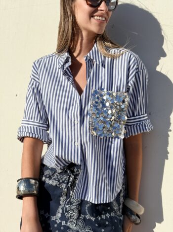 CAMISA PIERRE NAVY