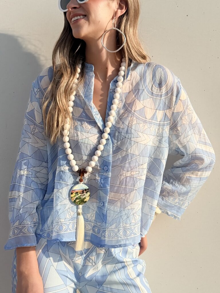 COLLAR BALI BLANC