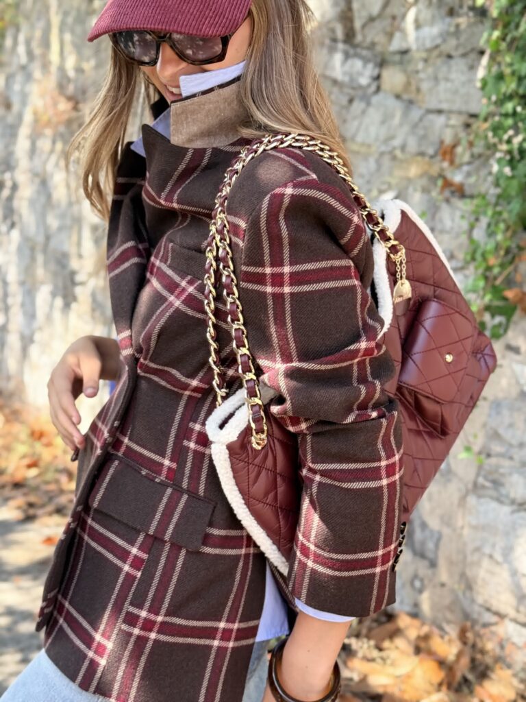 BOLSO HAMPTONS BURDEOS