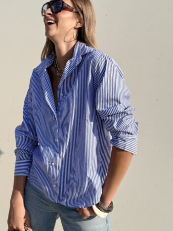 CAMISA HAMPTONS RAYAS NAVY