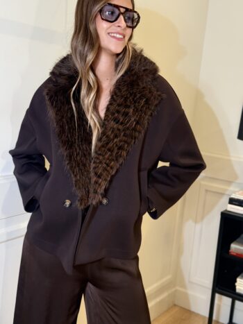 COAT TRIBECA BROWN