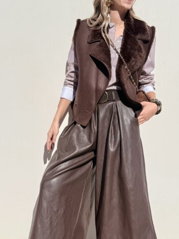 FALDA PANT LEYLA BROWN